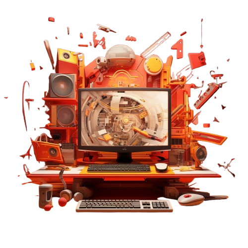 view 3d computer device with peripheral devices 23 2150714009 removebg preview